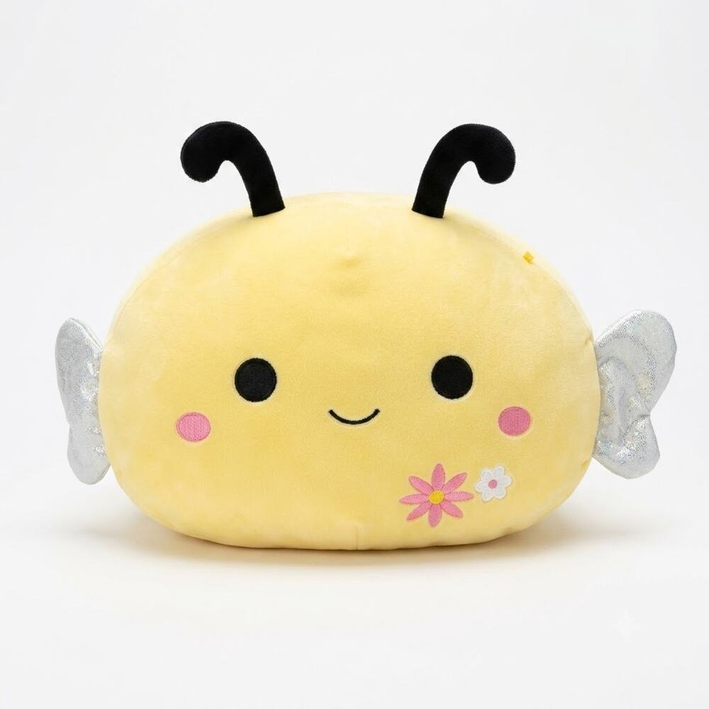 Sunny The Bee Squishmallow Stackable 12" Kellytoy Plush Stuffed Yellow Spring